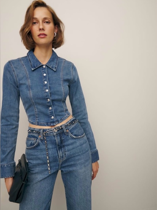 Reformation Jackets & Blazers - reformation Isa Denim Shirt